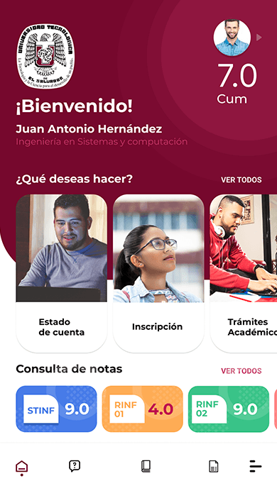UTEC student app